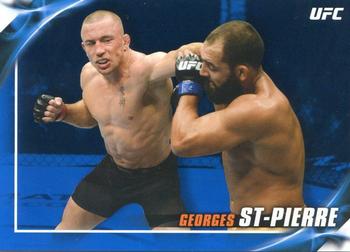 2019 Topps UFC Knockout - Blue #11 Georges St-Pierre Front