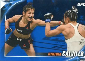 2019 Topps UFC Knockout - Blue #40 Cynthia Calvillo Front