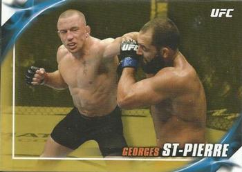 2019 Topps UFC Knockout - Gold #11 Georges St-Pierre Front