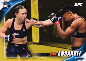 2019 Topps UFC Knockout - Gold #84 Nina Ansaroff Front