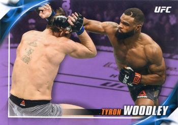 2019 Topps UFC Knockout - Purple #90 Tyron Woodley Front