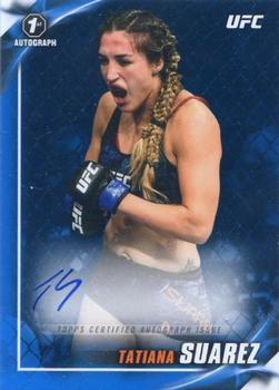 2019 Topps UFC Knockout - Knockout Autographs Blue #KA-TS Tatiana Suarez Front