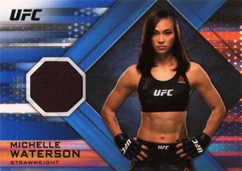 2019 Topps UFC Knockout - Knockout Relics Blue #KR-MW Michelle Waterson Front