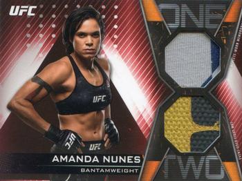 2019 Topps UFC Knockout - One-Two Combination Relics Red #CR-AN Amanda Nunes Front