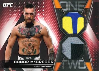 2019 Topps UFC Knockout - One-Two Combination Relics Red #CR-CM Conor McGregor Front