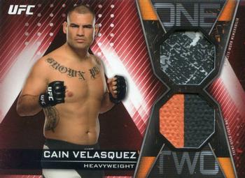 2019 Topps UFC Knockout - One-Two Combination Relics Red #CR-CV Cain Velasquez Front