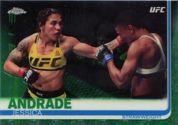 2019 Topps Chrome UFC - Green #8 Jessica Andrade Front