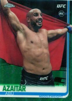2019 Topps Chrome UFC - Green #9 Abu Azaitar Front
