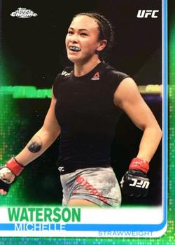 2019 Topps Chrome UFC - Green #12 Michelle Waterson Front
