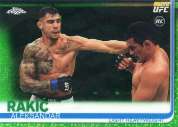 2019 Topps Chrome UFC - Green #64 Aleksandar Rakic Front