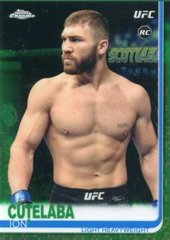 2019 Topps Chrome UFC - Green #77 Ion Cutelaba Front