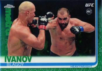 2019 Topps Chrome UFC - Green #89 Blagoy Ivanov Front