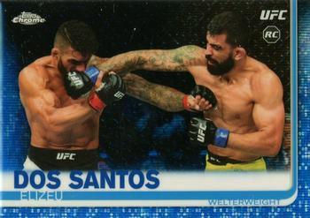 2019 Topps Chrome UFC - Blue Wave #7 Elizeu dos Santos Front
