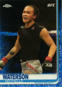 2019 Topps Chrome UFC - Blue Wave #12 Michelle Waterson Front