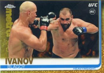 2019 Topps Chrome UFC - Gold #89 Blagoy Ivanov Front
