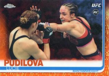 2019 Topps Chrome UFC - Orange #44 Lucie Pudilova Front
