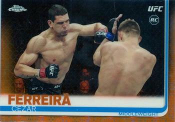 2019 Topps Chrome UFC - Orange #47 Cezar Ferreira Front