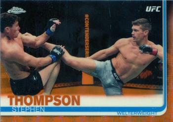 2019 Topps Chrome UFC - Orange #52 Stephen Thompson Front