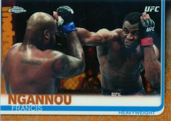 2019 Topps Chrome UFC - Orange #55 Francis Ngannou Front