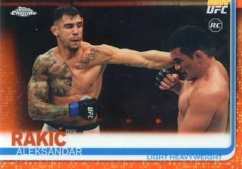 2019 Topps Chrome UFC - Orange #64 Aleksandar Rakic Front