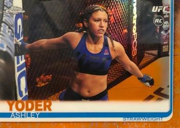 2019 Topps Chrome UFC - Orange #65 Ashley Yoder Front