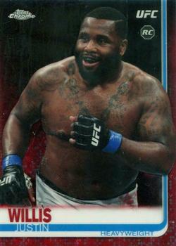 2019 Topps Chrome UFC - Red #49 Justin Willis Front