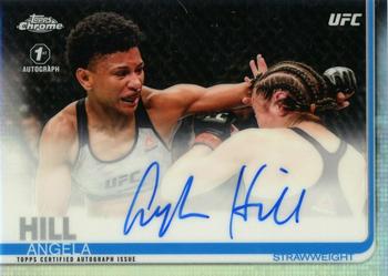 2019 Topps Chrome UFC - Autographs #FA-AHI Angela Hill Front