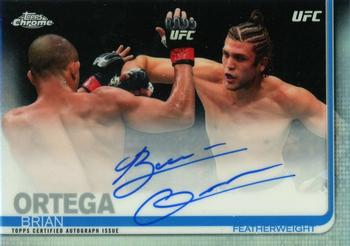 2019 Topps Chrome UFC - Autographs #FA-BO Brian Ortega Front