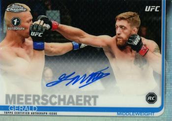 2019 Topps Chrome UFC - Autographs #FA-GM Gerald Meerschaert Front
