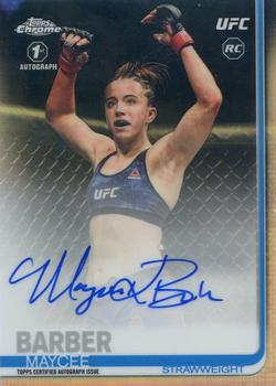 2019 Topps Chrome UFC - Autographs #FA-MB Maycee Barber Front