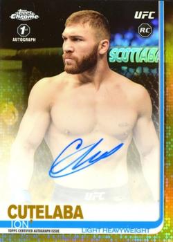2019 Topps Chrome UFC - Autographs Gold #FA-IC Ion Cutelaba Front