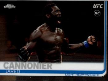 2019 Topps Chrome UFC - Autographs Black #FA-JC Jared Cannonier Front