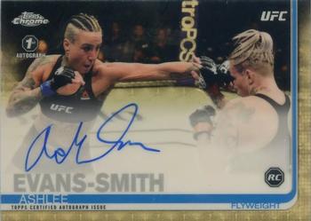 2019 Topps Chrome UFC - Autographs SuperFractor #FA-AES Ashlee Evans-Smith Front