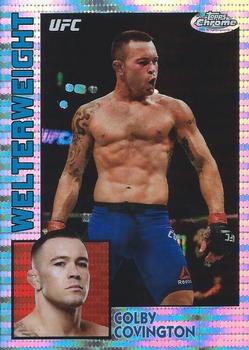2019 Topps Chrome UFC - 1984 Topps Pulsar #84T-CC Colby Covington Front