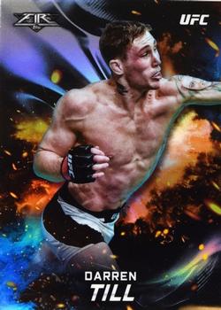 2019 Topps Chrome UFC - UFC Fire #UFCF-DT Darren Till Front