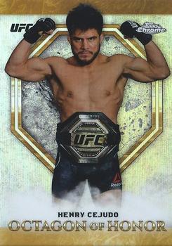 2019 Topps Chrome UFC - Octagon of Honor #OH-HC Henry Cejudo Front