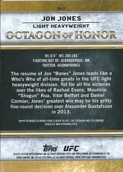 2019 Topps Chrome UFC - Octagon of Honor #OH-JJ Jon Jones Back