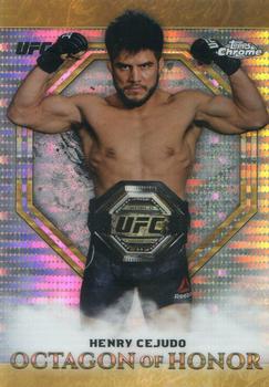 2019 Topps Chrome UFC - Octagon of Honor Pulsar #OH-HC Henry Cejudo Front