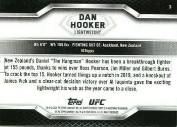 2020 Topps UFC Knockout #3 Dan Hooker Back