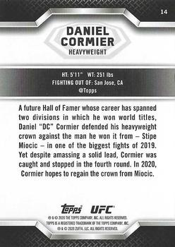 2020 Topps UFC Knockout #14 Daniel Cormier Back