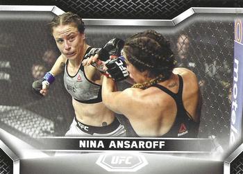 2020 Topps UFC Knockout #71 Nina Ansaroff Front