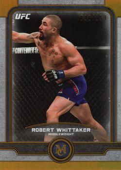 2019 Topps UFC Museum Collection - Copper #22 Robert Whittaker Front