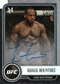 2019 Topps UFC Museum Collection - Museum Autographs #MA-KR Khalil Rountree Front