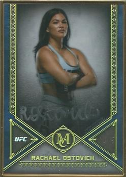2019 Topps UFC Museum Collection - Museum Framed Autographs Gold Frame #MFA-RO Rachael Ostovich Front