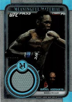 2019 Topps UFC Museum Collection - Meaningful Moments Relics #MMR-IA Israel Adesanya Front