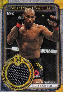 2019 Topps UFC Museum Collection - Meaningful Moments Relics Gold #MMR-RS Ronaldo Souza Front