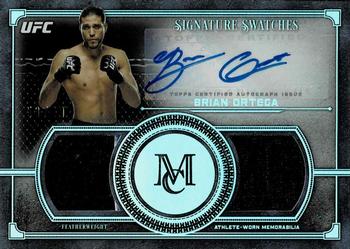 2019 Topps UFC Museum Collection - Single Athlete Signature Swatches Dual Relic Autographs #SSADR-BO Brian Ortega Front