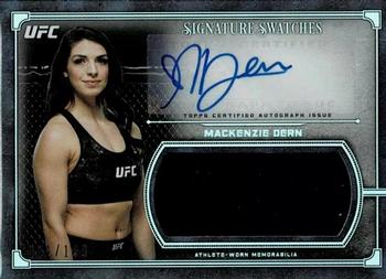 2019 Topps UFC Museum Collection - Single Athlete Signature Swatches Relic Autographs #SSAR-MD Mackenzie Dern Front