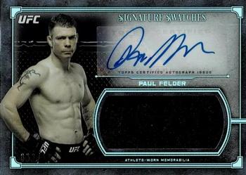 2019 Topps UFC Museum Collection - Single Athlete Signature Swatches Relic Autographs #SSAR-PF Paul Felder Front