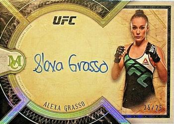 2018 Topps UFC Museum Collection - Museum Autographs Gold #MA-AG Alexa Grasso Front